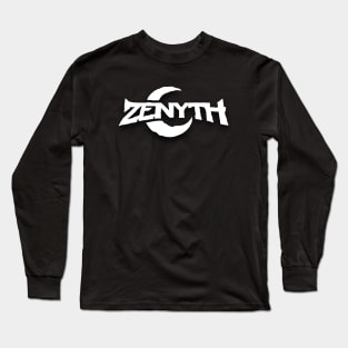 ZENYTH Logo White Long Sleeve T-Shirt